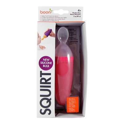 Boon Squirt Dispensing Spoon, Baby Food, Silicone